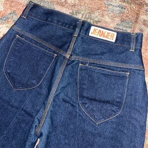 Vintage Jeanjer Dark Wash Straight Leg Denim Jeans